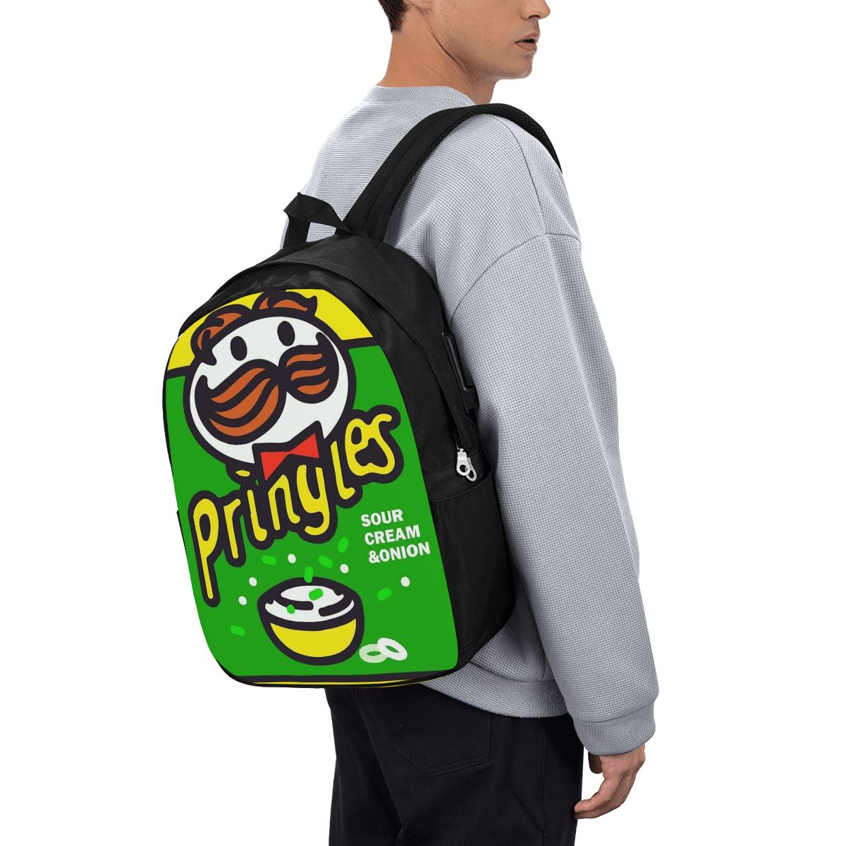 Laptops - Potato Crisps Chips Pringles Print Backpack