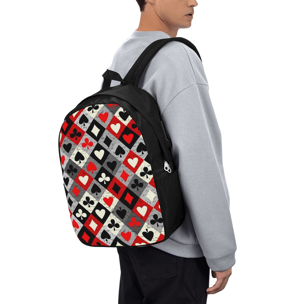 Laptops - Playing Cards Poker Print Backpack Travel