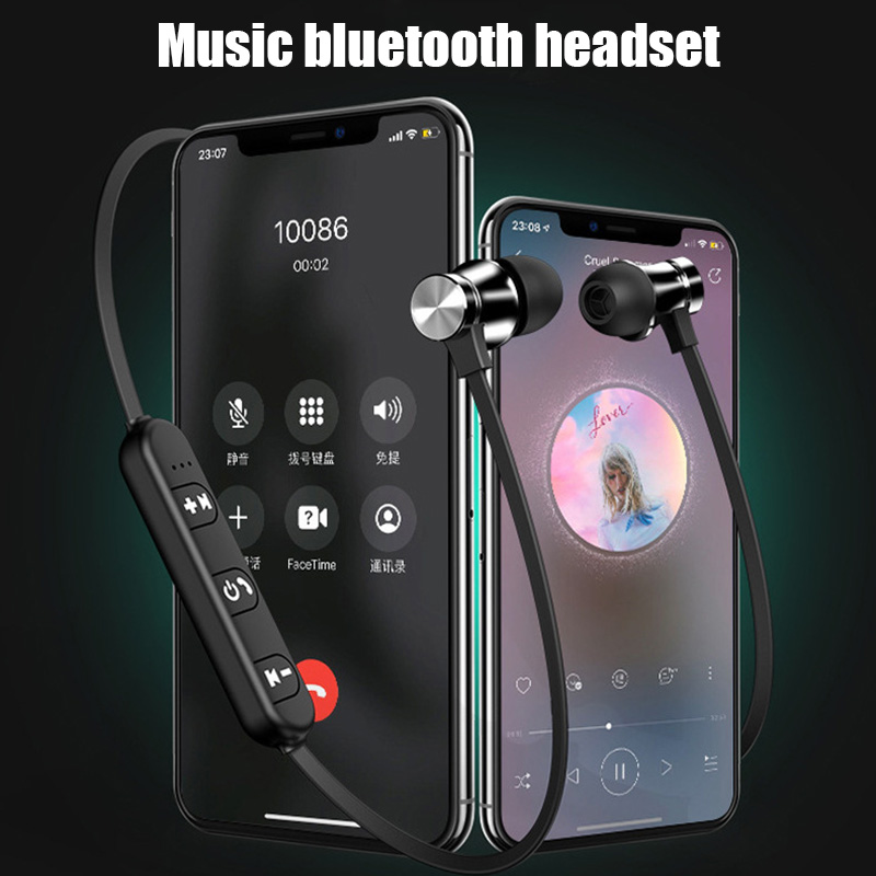 New Bluetooth 4.2 Wireless Spo - Magnetic Neckband Sports Earphones recension och pris