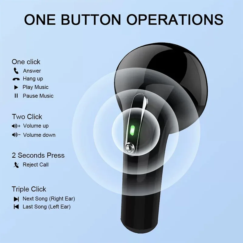 J97 TWS Bluetooth Earphone Tru - Tws Earbuds Bluetooth 5.3 recension och pris
