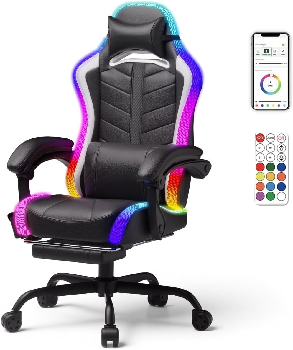 Gaming Chair Premium PU Leathe - Speakers recension och pris
