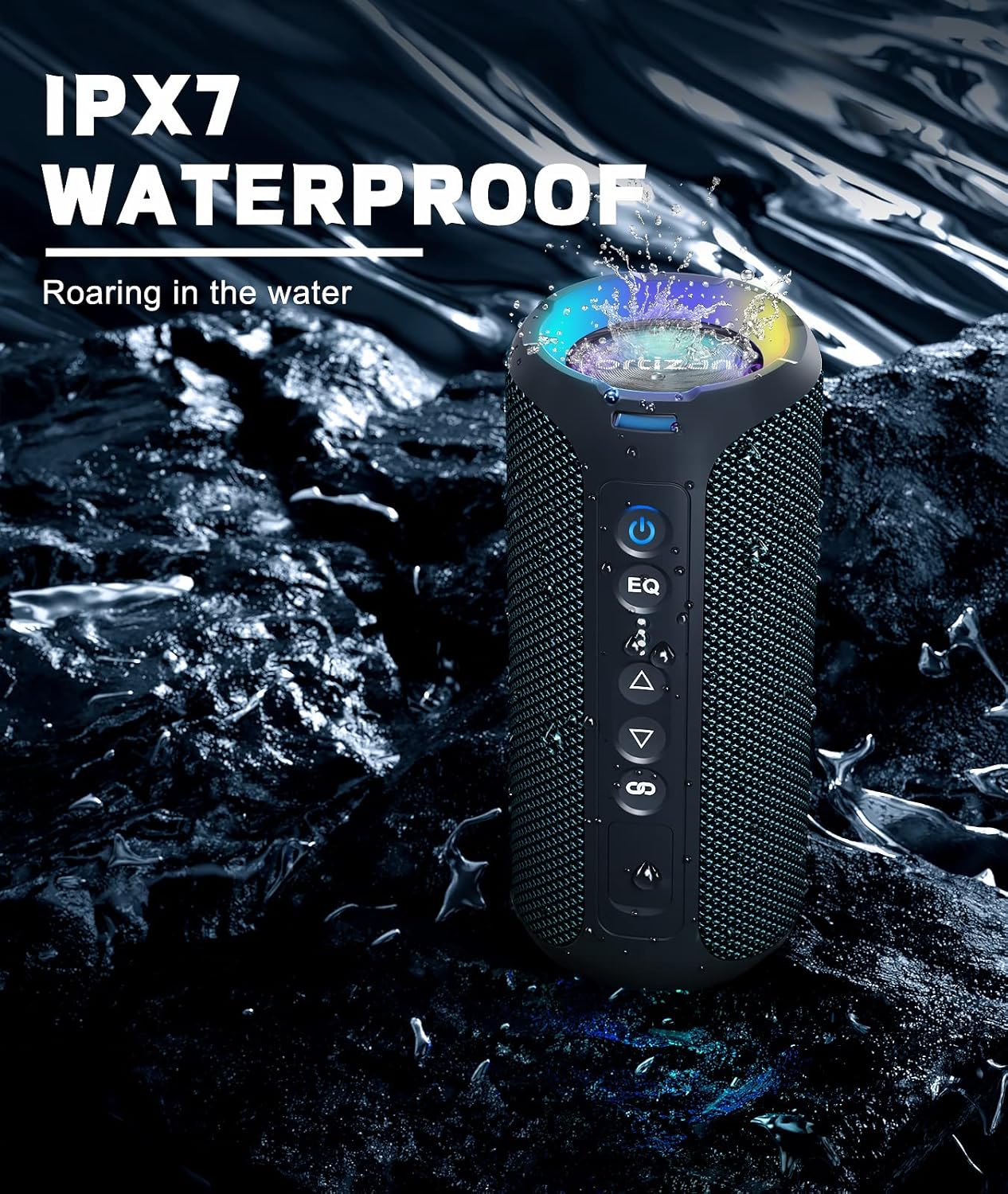 Ortizan Bluetooth Speakers 40W - Portable Bluetooth Speaker Waterproof Ipx7 recension och pris