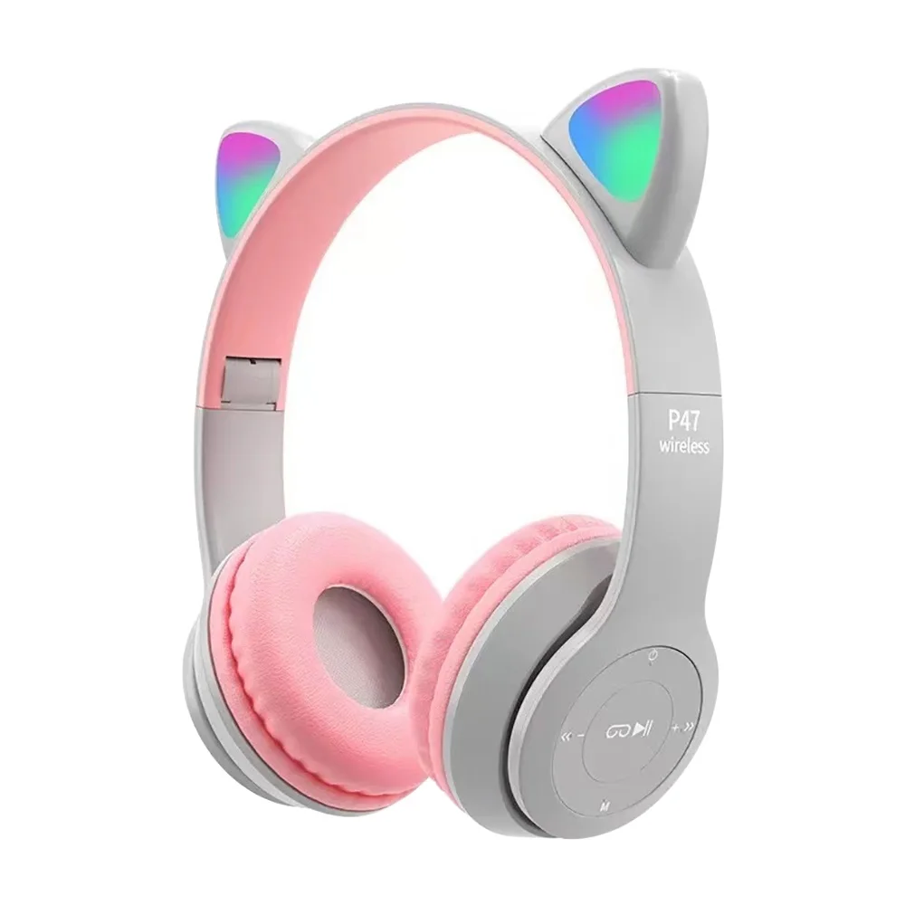 Cute Cat Ear Bluetooth Compati - Cat Ear Bluetooth Headset Led recension och pris