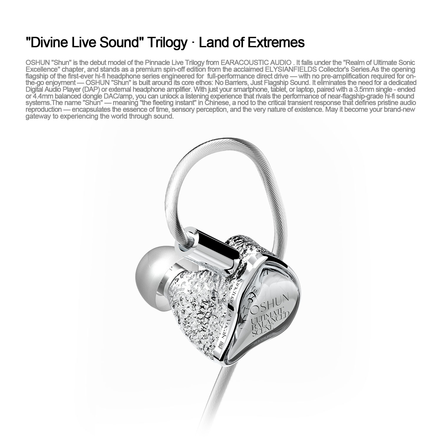 EarAcoustic Oshun Utopia LTD D - Planar Magnetic Iem Earphones recension och pris