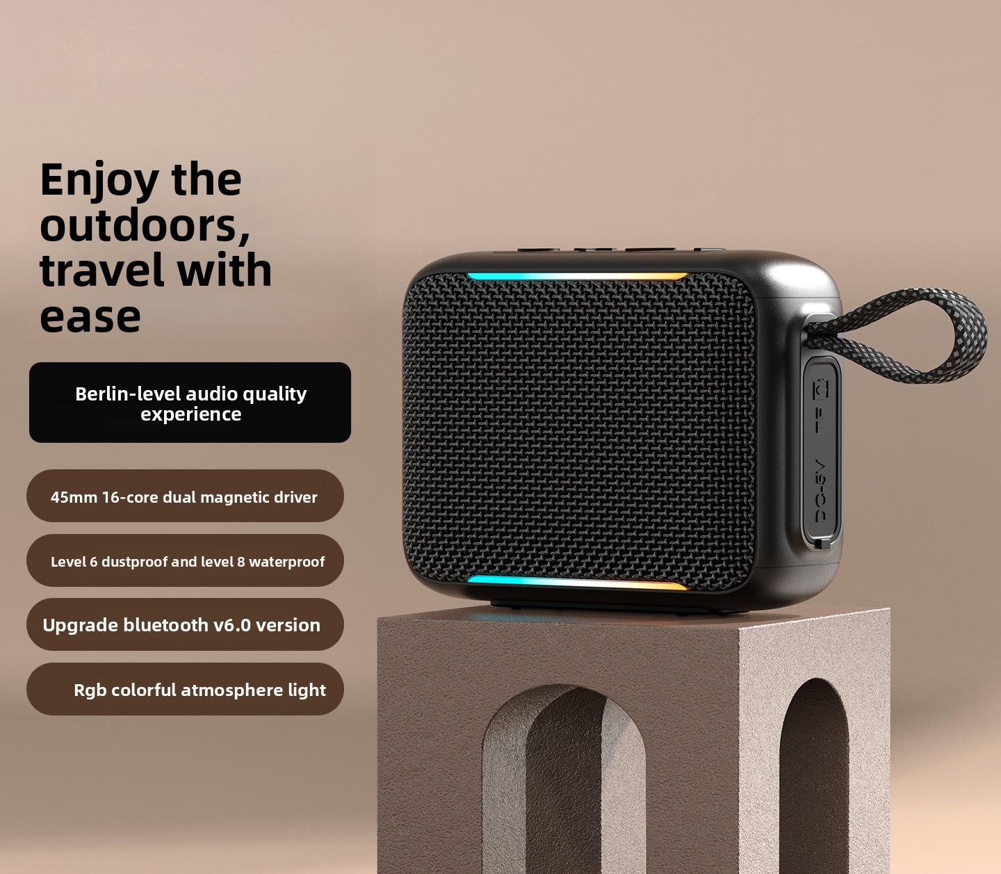 New Outdoor Waterproof Portabl - Portable Bluetooth Speaker Waterproof Ipx7 recension och pris