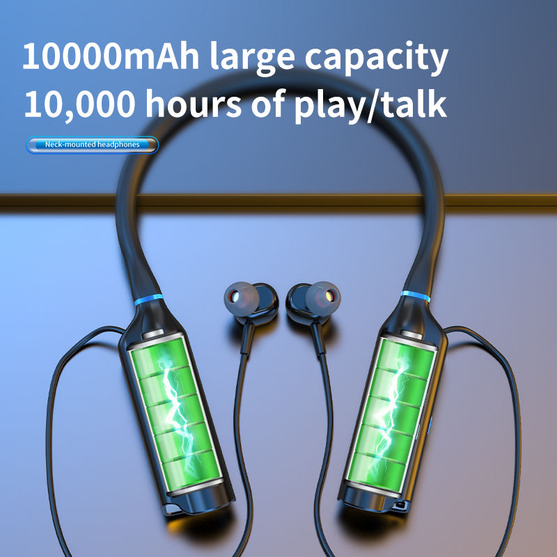10000mAh 10000Hours Playback W - Magnetic Neckband Sports Earphones recension och pris