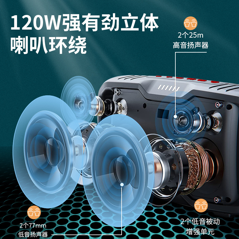 X10 Portable Blue-tooth Speake - Portable Bluetooth Speaker Waterproof Ipx7 recension och pris