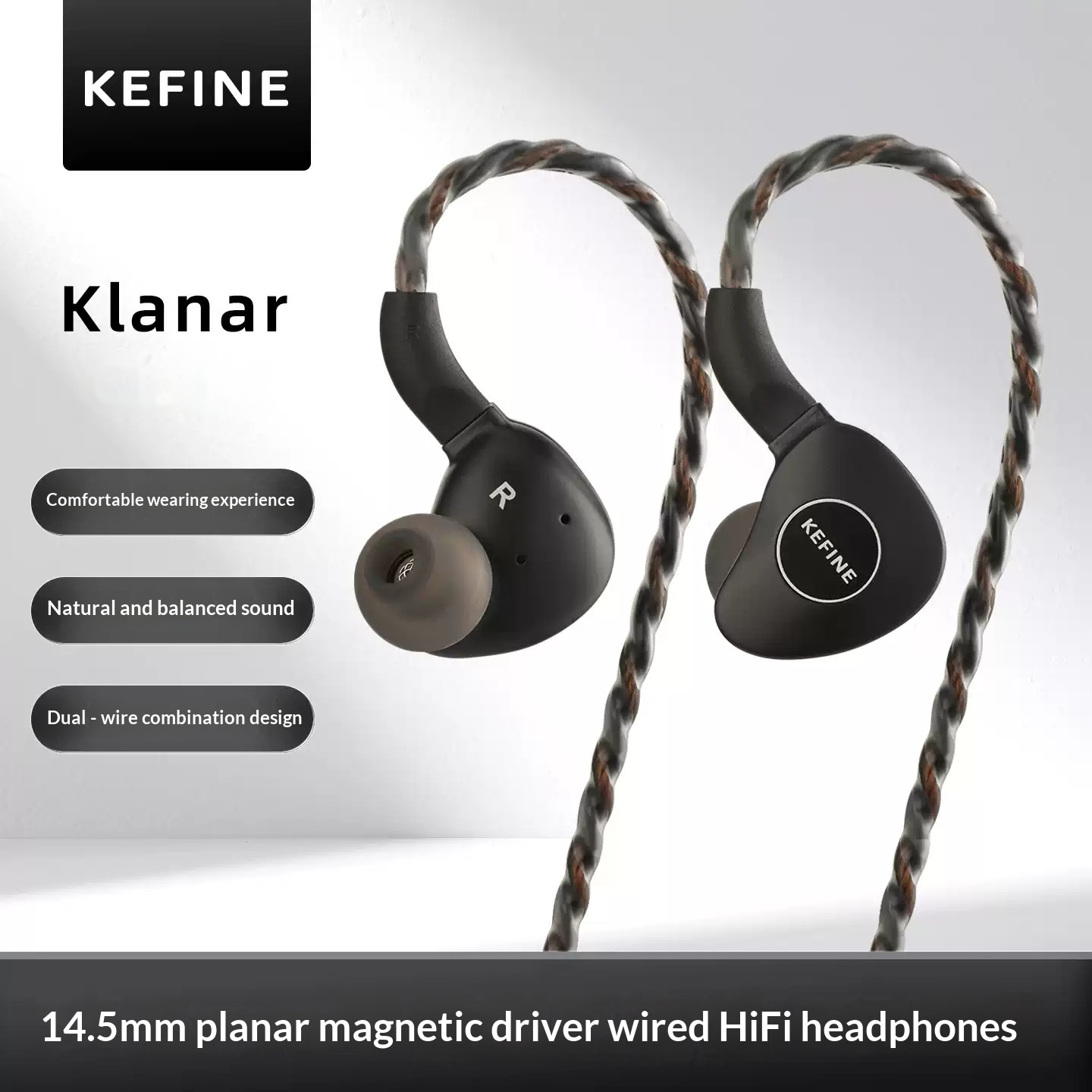 KEFINE Klanar 14.5mm Planar Ma - Planar Magnetic Iem Earphones recension och pris