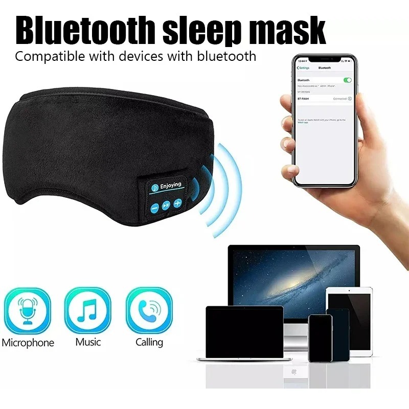 Fone Bluetooth Earphones Sport - Sleep Mask Headphones Bluetooth recension och pris