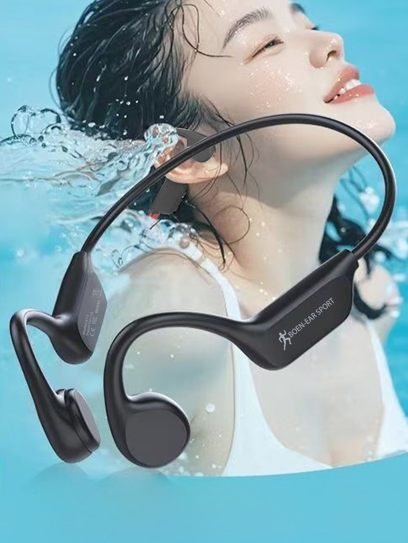 Open Ear Bone Conduction Bluet - Bone Conduction Running Headphones recension och pris