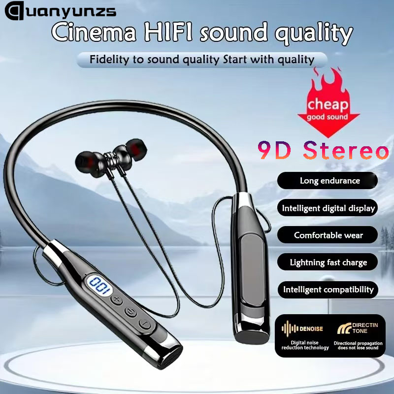 True Stereo Wireless Headphone - Magnetic Neckband Sports Earphones recension och pris