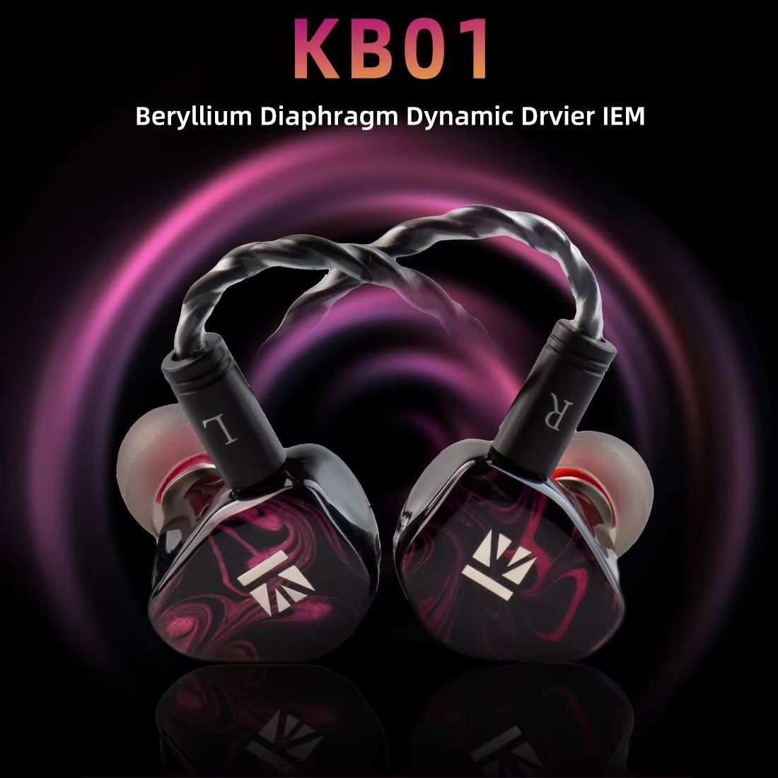 KBEAR KB01 In Ear Diaphragm Dy - In Ear Monitors For Singers recension och pris