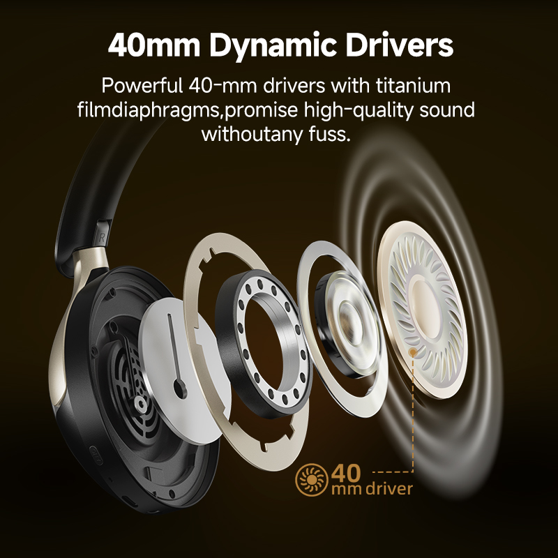 QCY H3 PRO Adaptive ANC Wirele - Anc Wireless Over Ear Headphones recension och pris