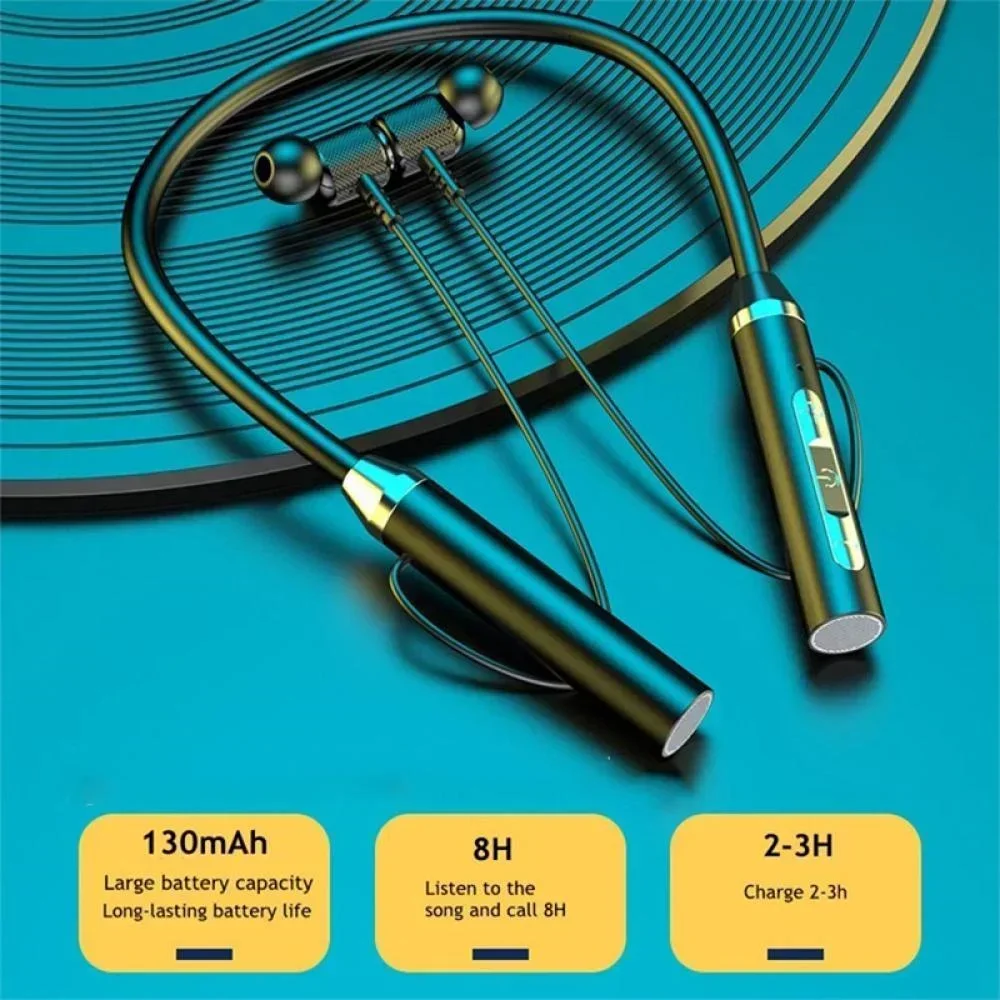 New K58 Bluetooth headset neck - Magnetic Neckband Sports Earphones recension och pris