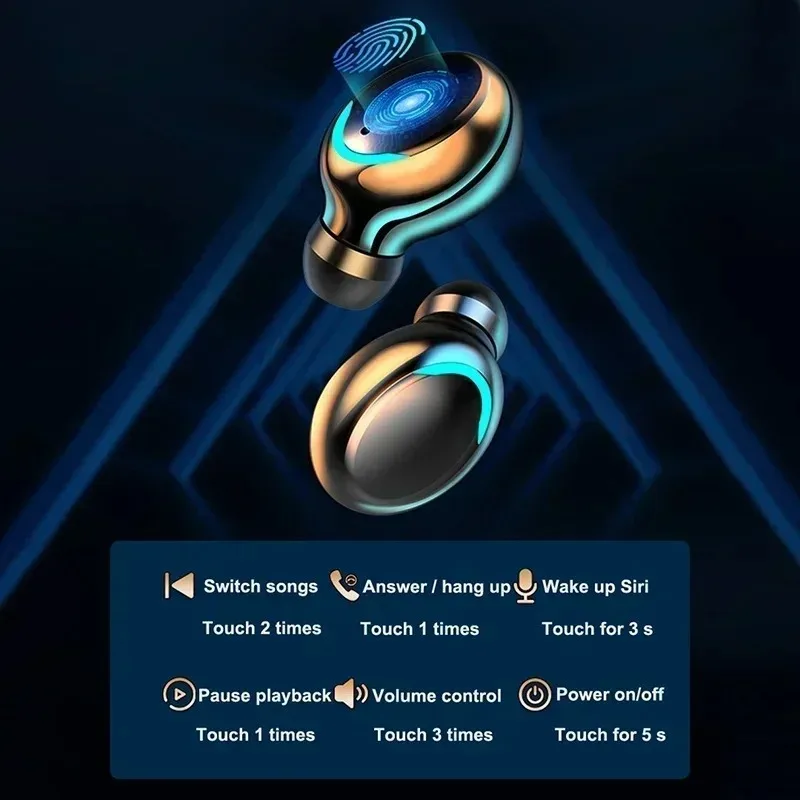 New F9 Bluetooth Headphones 9D - Tws Earbuds Bluetooth 5.3 recension och pris