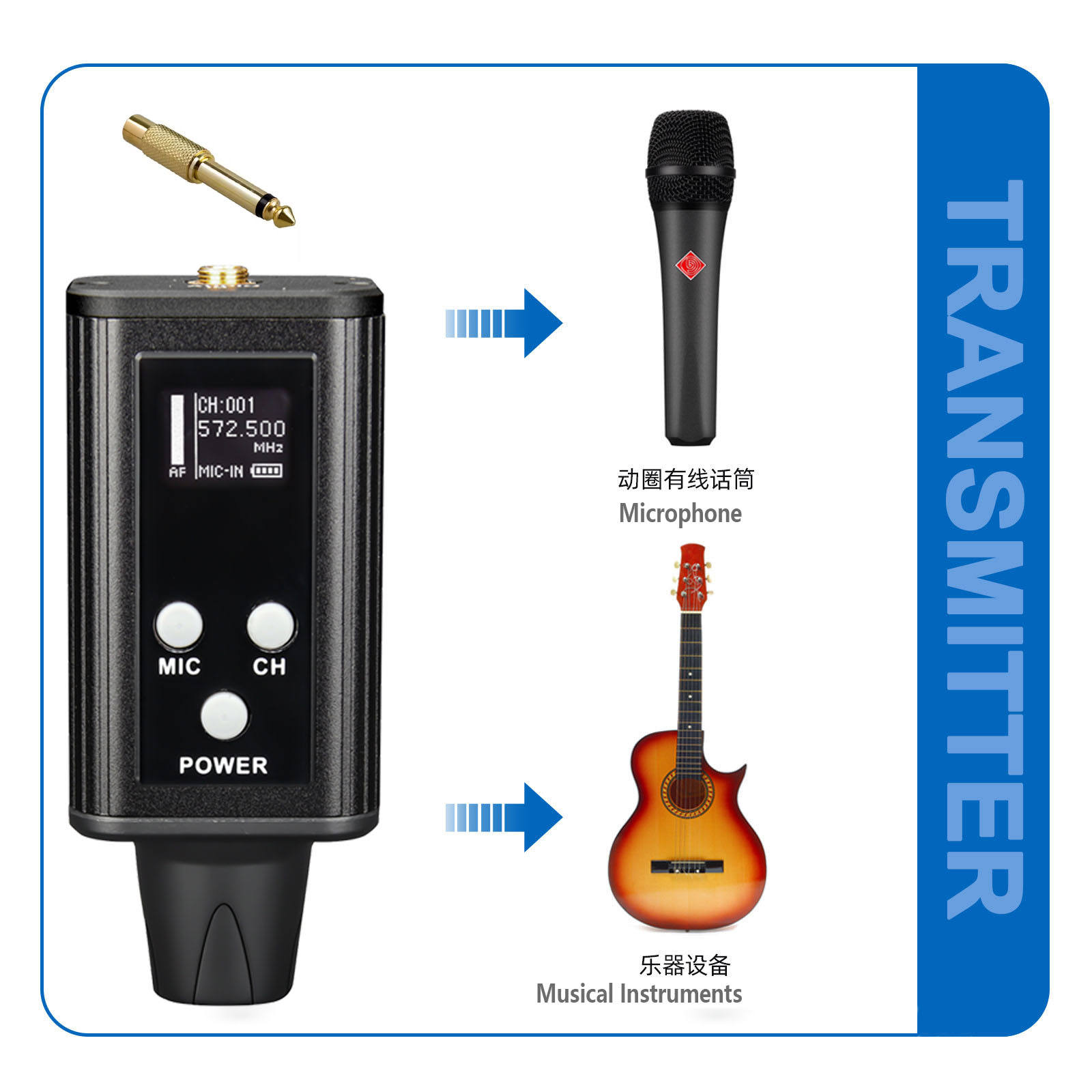 Professional UHF IEM Wireless  - In Ear Monitors For Singers recension och pris