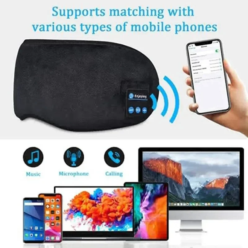 Wireless Bluetooth Sleep Headb - Sleep Mask Headphones Bluetooth recension och pris