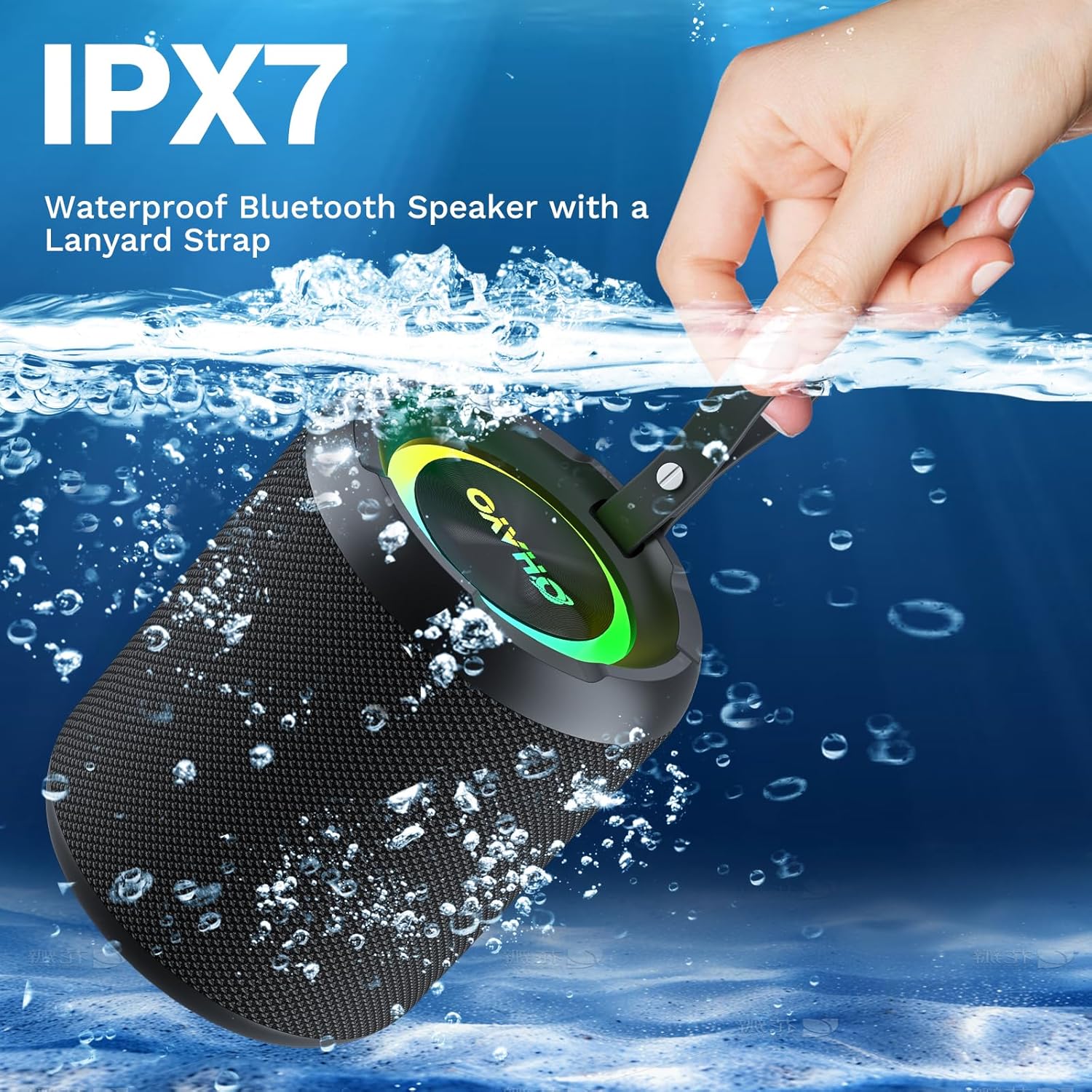 OHAYO 40W Wireless Portable Bl - Portable Bluetooth Speaker Waterproof Ipx7 recension och pris