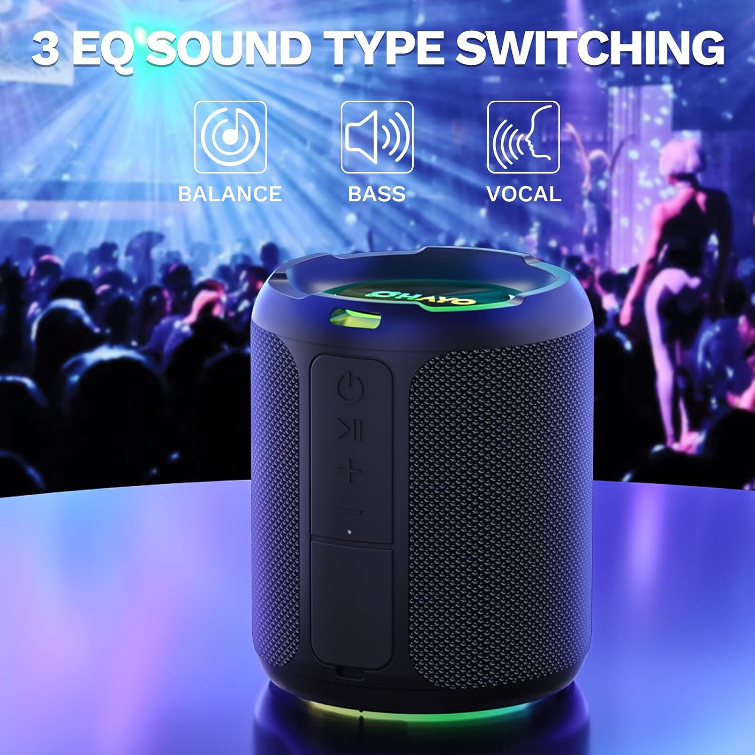 OHAYO 40W Wireless Portable Bl - Portable Bluetooth Speaker Waterproof Ipx7 recension och pris