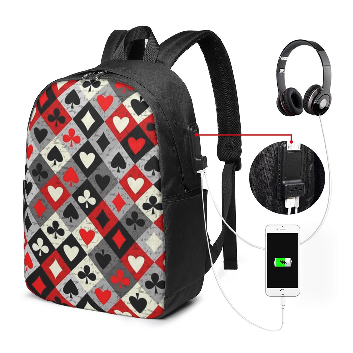 Playing Cards Poker Print Back - Laptops recension och pris