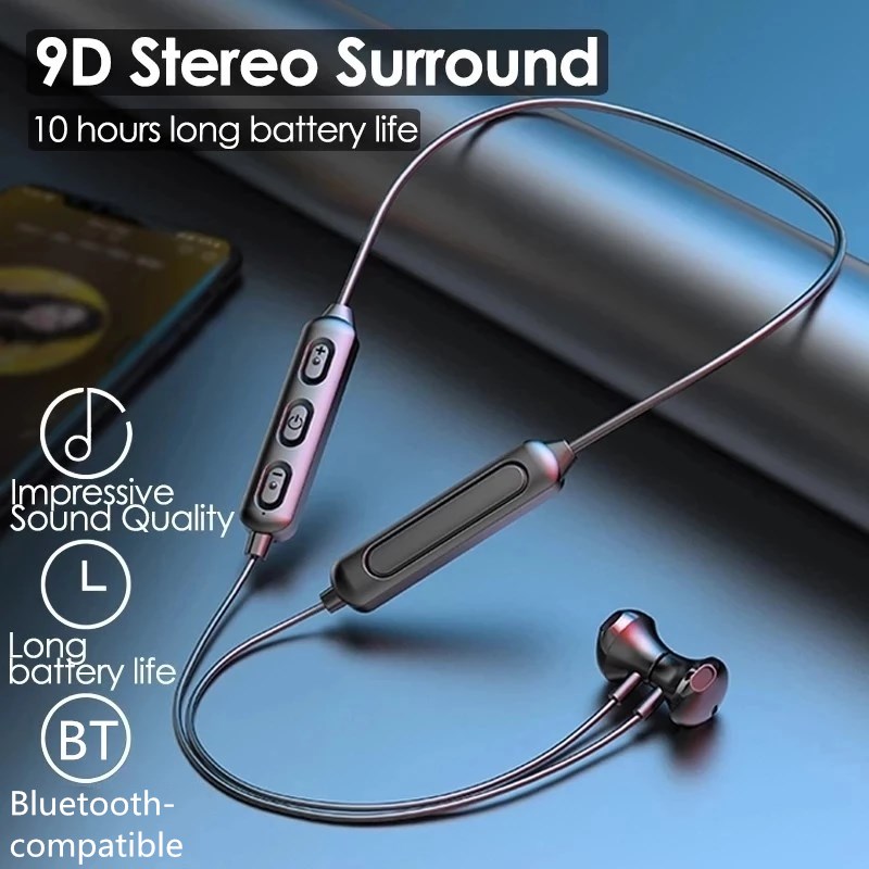 Wireless Bluetooth 5.0 Earphon - Magnetic Neckband Sports Earphones recension och pris