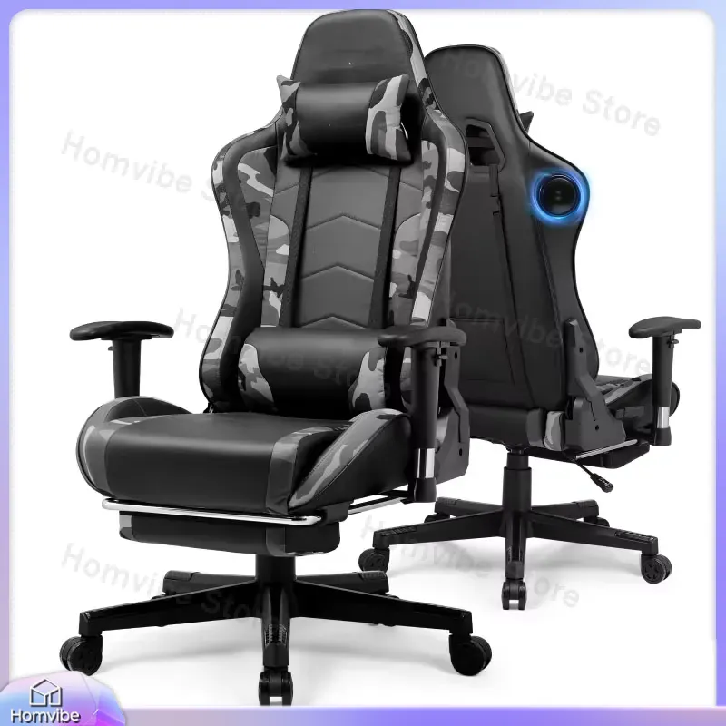 Ergonomic Gaming Chair with Bl - Speakers recension och pris