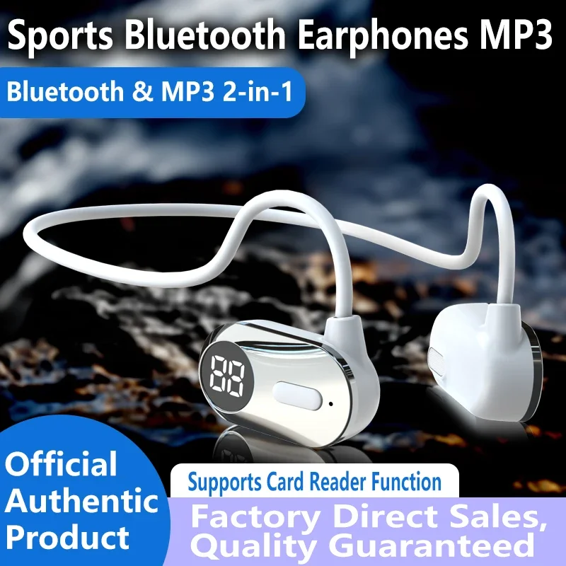 Non-In-Ear Sports and Running  - Bone Conduction Running Headphones recension och pris