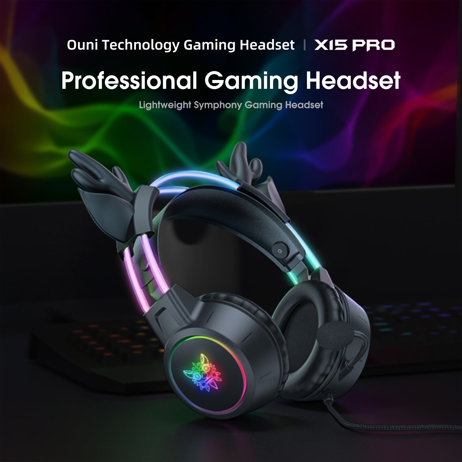 ONIKUMA Gaming Headset for 202 - Gaming Headset With Mic Rgb recension och pris