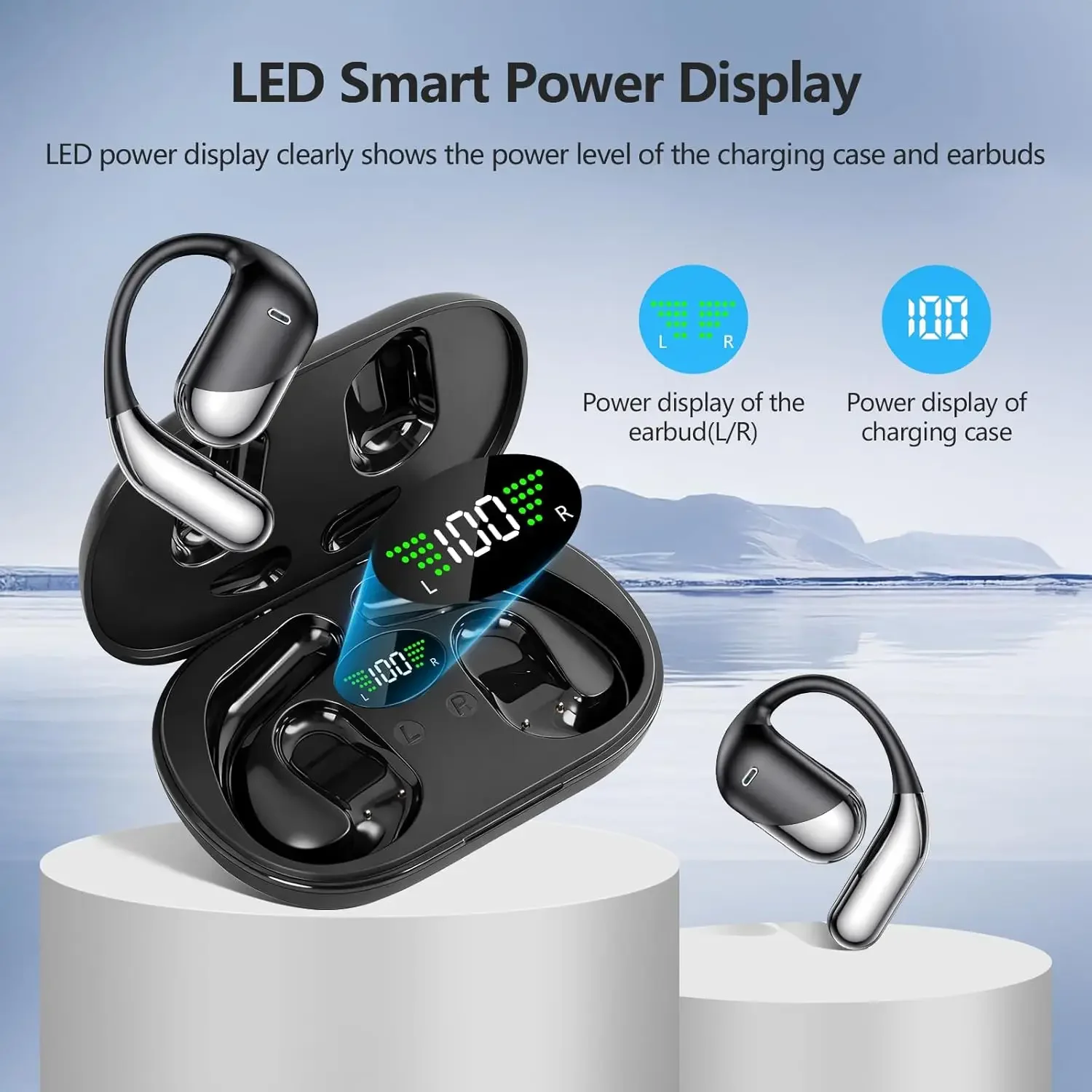 Wireless Earbuds Sport Bluetoo - Anc Wireless Over Ear Headphones recension och pris