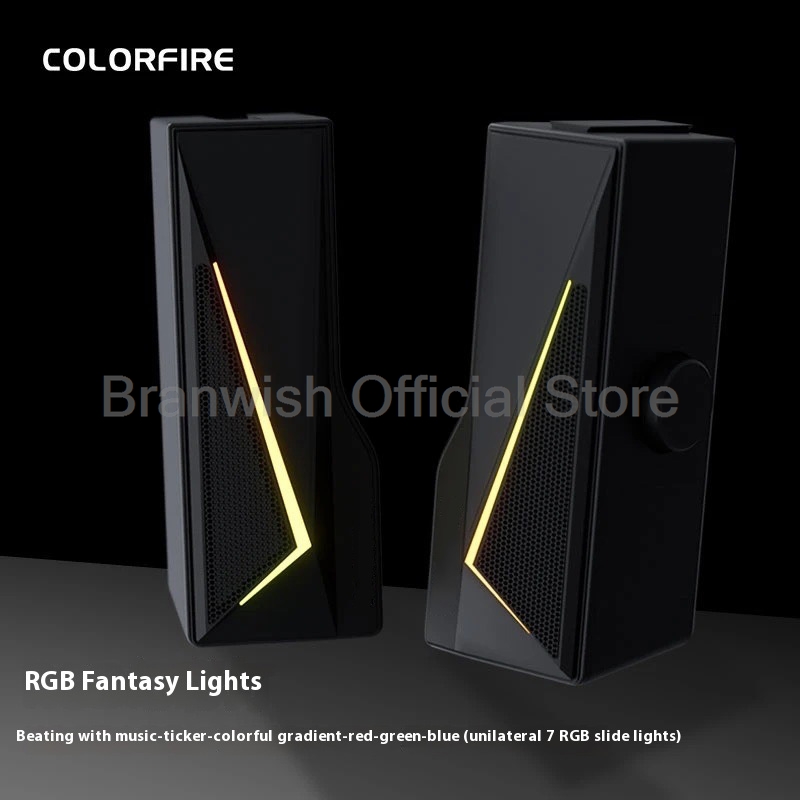 RGB Gaming Soundbar With Detac - Rgb Computer Soundbar For Pc recension och pris