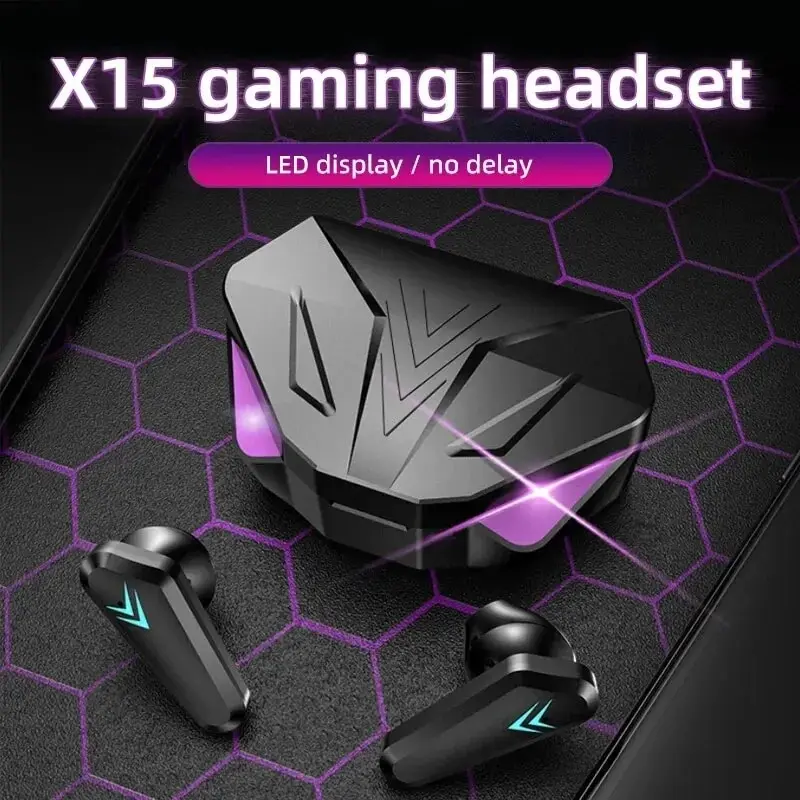 TWS Wireless Bluetooth 5.3 Hea - Gaming Headset With Mic Rgb recension och pris
