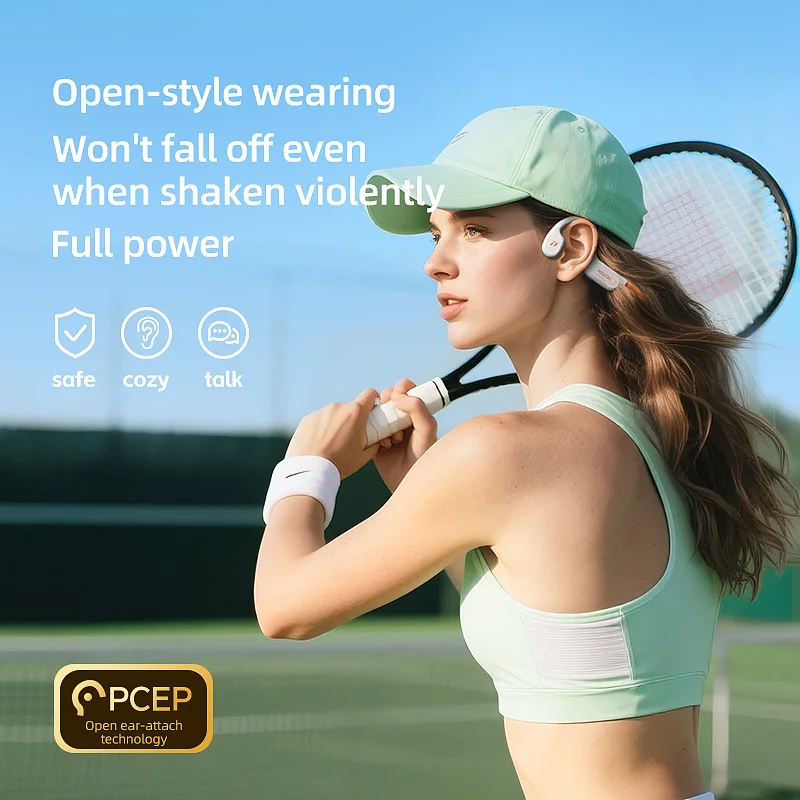 POLVCDG X9 Bone Conduction Swi - Bone Conduction Running Headphones recension och pris