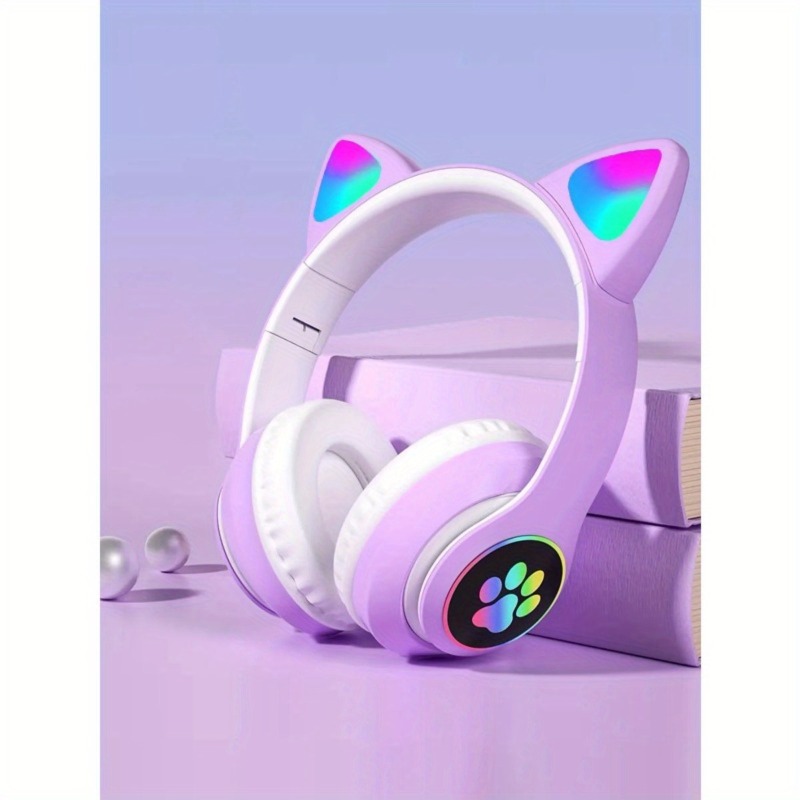 New Flash Light Cute Cat Ears  - Cat Ear Bluetooth Headset Led recension och pris