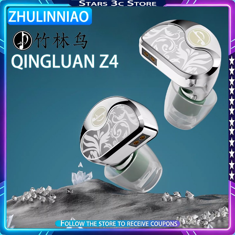 New Zhulinniao Qingluan Z4 HIF - Planar Magnetic Iem Earphones recension och pris
