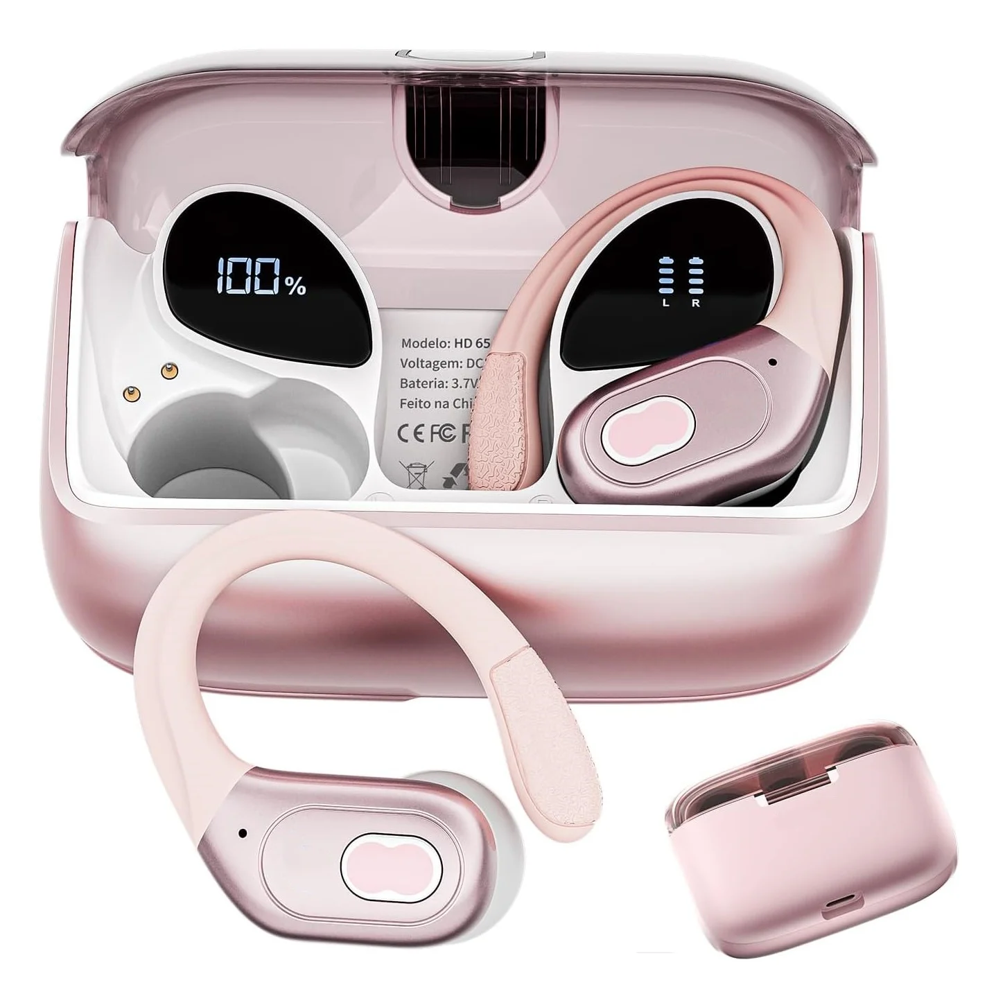 GDLYL HD65 Sports Wireless Ear - Type C Wired Earphones With Mic recension och pris