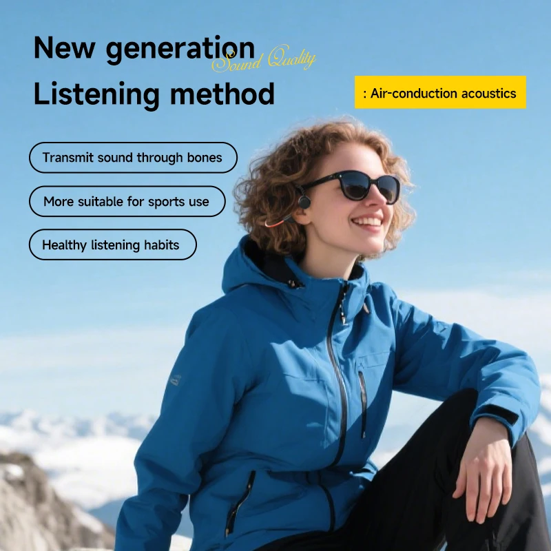 Bone Conduction Bluetooth Earb - Anc Wireless Over Ear Headphones recension och pris