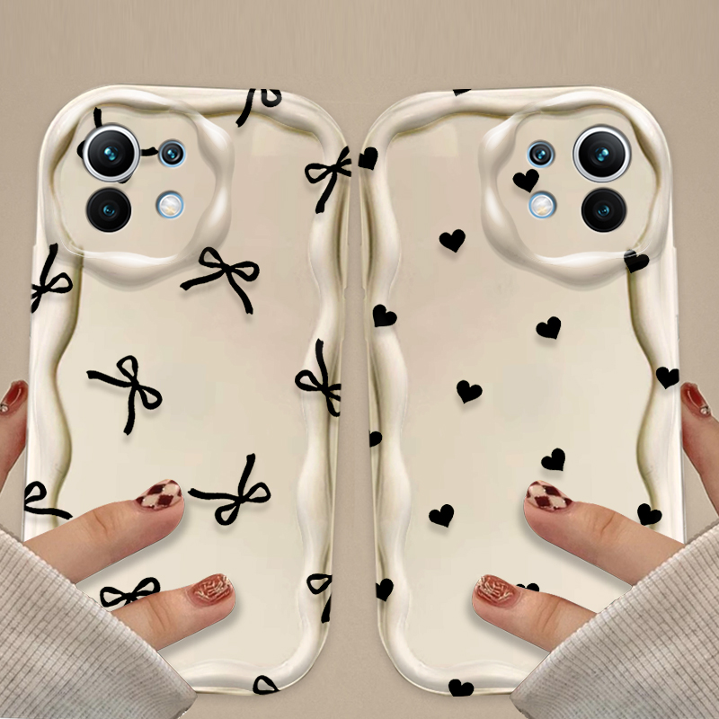 Black Bowknot love Heart Case  - Tablets recension och pris