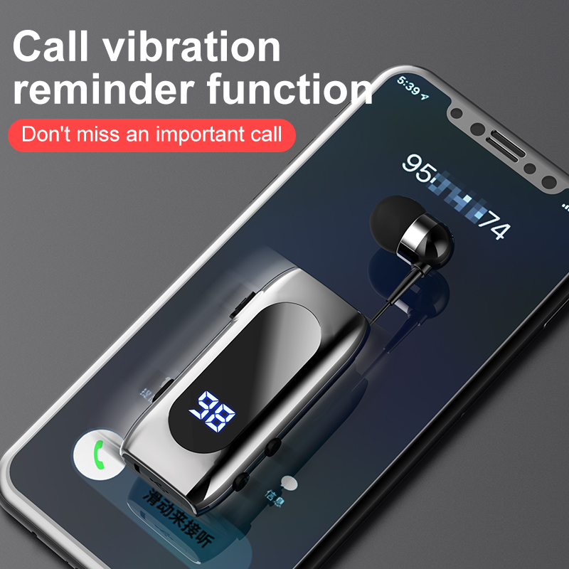 K55 Lapel Bluetooth Headset Li - Type C Wired Earphones With Mic recension och pris