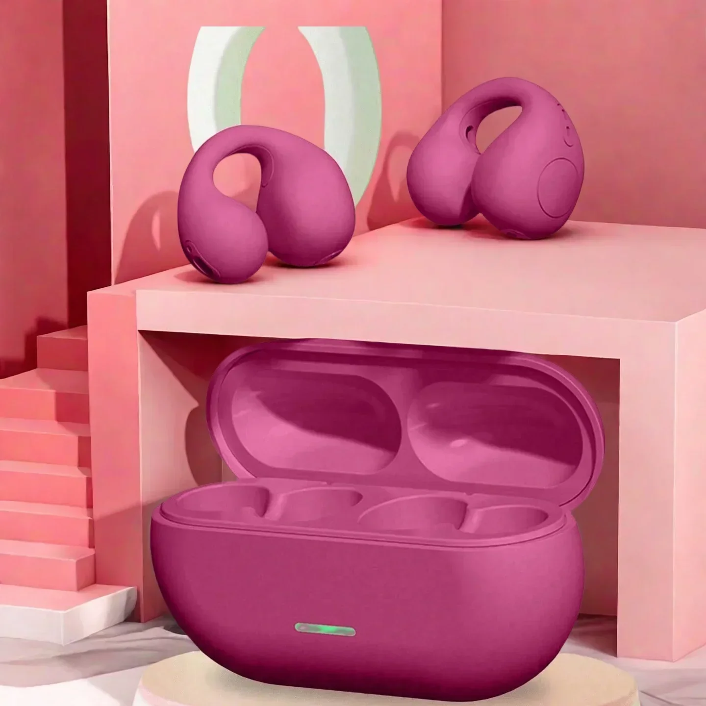 Wireless Ear Clip On Earphone  - Open Ear Air Conduction Headphones recension och pris