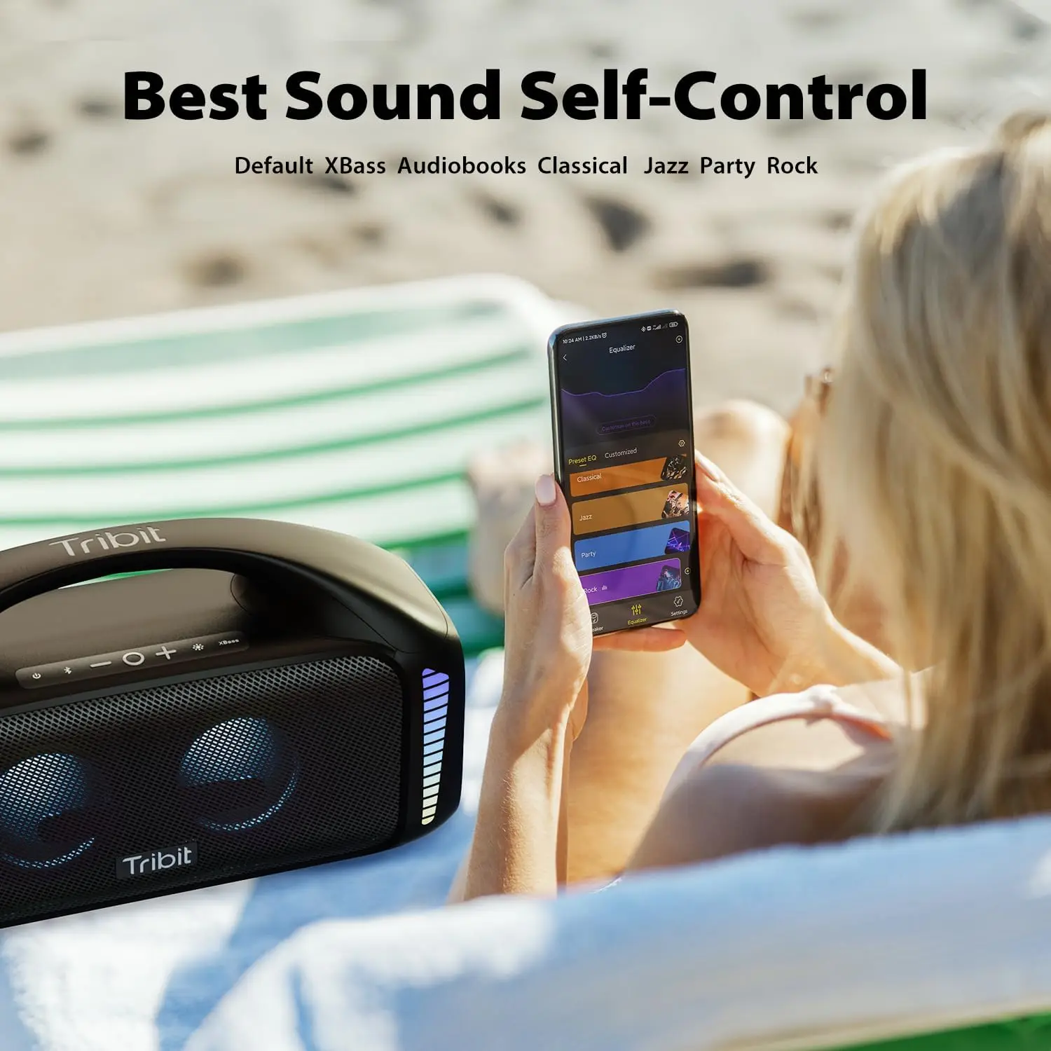 Tribit Portable Bluetooth Spea - Portable Bluetooth Speaker Waterproof Ipx7 recension och pris