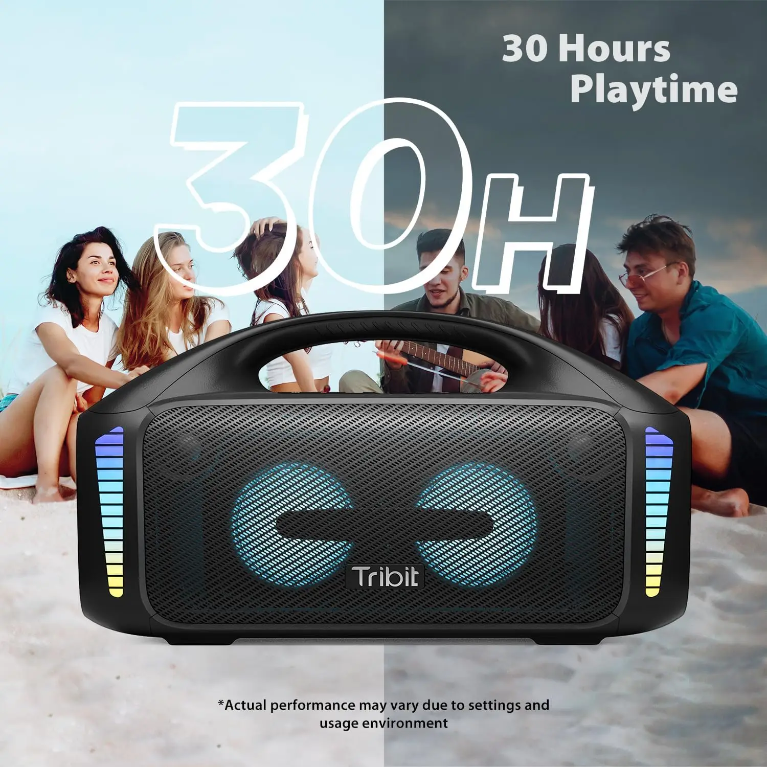 Tribit Portable Bluetooth Spea - Portable Bluetooth Speaker Waterproof Ipx7 recension och pris