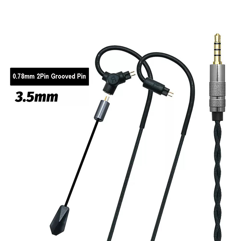0.78 QDC MMCX Gaming Earphone  - Type C Wired Earphones With Mic recension och pris